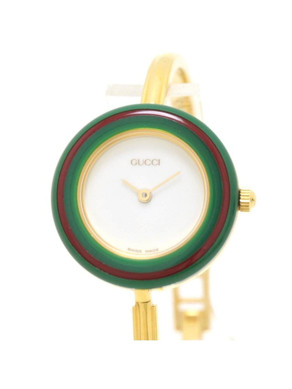 Gucci Change Bezel Watch 11/12.2 Plastic White Dial Quartz